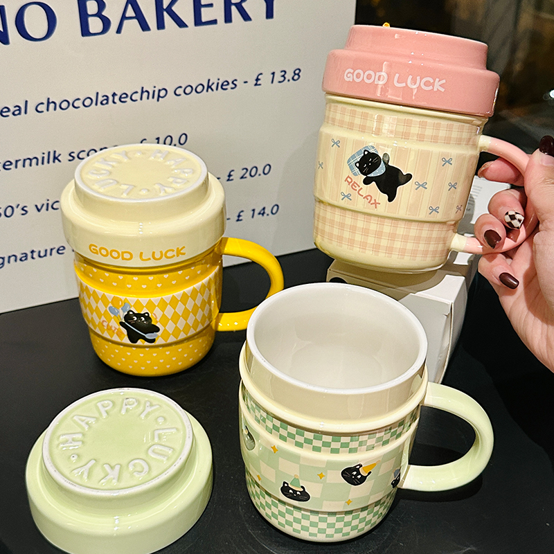 Stylish Ceramic Travel Coffee Cup with Lid - Unique Design, High-Quality Tea Mug for Women, Ideal Gift for Coffee Lovers Stylish Ceramic Travel Coffee Cup with Lid - Unique Design, High-Quality Tea Mug for Women, Ideal Gift for Coffee Lovers