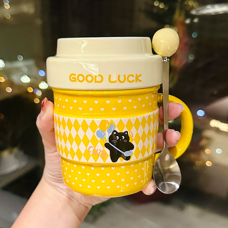 Stylish Ceramic Travel Coffee Cup with Lid - Unique Design, High-Quality Tea Mug for Women, Ideal Gift for Coffee Lovers Stylish Ceramic Travel Coffee Cup with Lid - Unique Design, High-Quality Tea Mug for Women, Ideal Gift for Coffee Lovers