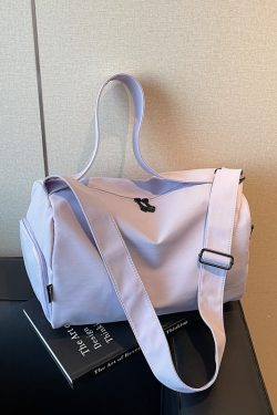 Stylish Large Capacity Travel Bag for Women - Lightweight Versatile Sports Fitness Shoulder Crossbody Bag for Short Trips