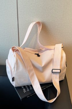 Stylish Large Capacity Travel Bag for Women - Lightweight Versatile Sports Fitness Shoulder Crossbody Bag for Short Trips