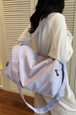 Stylish Large Capacity Travel Bag for Women - Lightweight Versatile Sports Fitness Shoulder Crossbody Bag for Short Trips