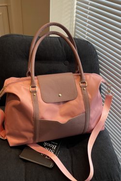 Stylish Large Capacity Women's Fitness Tote Bag - Lightweight Shoulder Bag for Travel, Business, and Short Trips