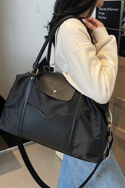 Stylish Large Capacity Women's Fitness Tote Bag - Lightweight Shoulder Bag for Travel, Business, and Short Trips