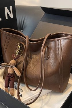 Stylish Large Capacity Women's Shoulder Tote Bag for Commuting and Classes - High-End Feel for 2025 Fashion