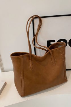 Stylish Large Capacity Women's Shoulder Tote Bag for Commuting and Classes - High-End Feel for 2025 Fashion