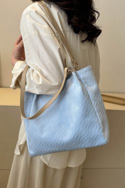 Stylish Women's Canvas Commuter Tote Bag - 2025 High-Capacity Shoulder Bag for Everyday Fashion