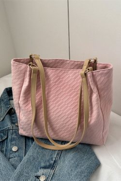 Stylish Women's Canvas Commuter Tote Bag - 2025 High-Capacity Shoulder Bag for Everyday Fashion