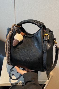 Stylish Women's Casual Crossbody Tote Bag with Letter Design - High-End Quality 2025 Fashion Handbag