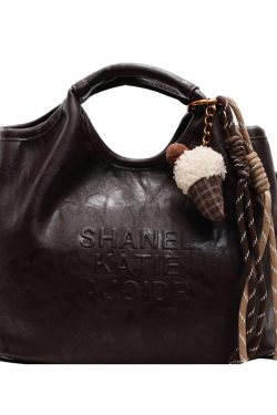 Stylish Women's Casual Crossbody Tote Bag with Letter Design - High-End Quality 2025 Fashion Handbag