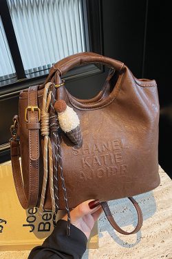 Stylish Women's Casual Crossbody Tote Bag with Letter Design - High-End Quality 2025 Fashion Handbag