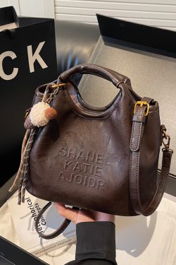 Stylish Women's Casual Crossbody Tote Bag with Letter Design - High-End Quality 2025 Fashion Handbag