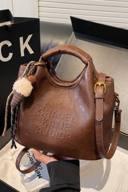 Stylish Women's Casual Crossbody Tote Bag with Letter Design - High-End Quality 2025 Fashion Handbag