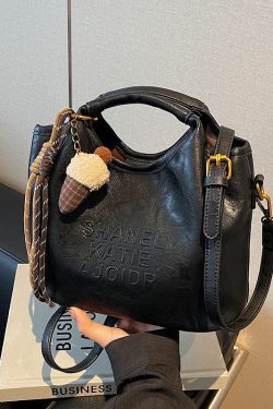 Stylish Women's Casual Crossbody Tote Bag with Letter Design - High-End Quality 2025 Fashion Handbag