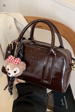 Stylish Women's Letter Tote Bag - 2025 Niche Design Shoulder Crossbody Bag, High-End Pillow Style