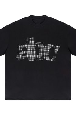 Summer 2025 Women's Loose Round Neck T-Shirt with Letter Print - Casual Short Sleeve Trendy Top for Couples