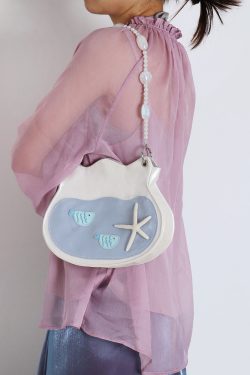 Summer Beaded Fish Bag - Cute Underarm Crossbody Handbag for Small Essentials, Niche Design, Perfect for Casual Outings