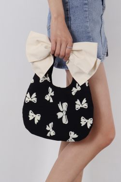 Summer Cute Bowknot Clutch Bag for Women - Soft Trendy Crossbody Bag with Original Niche Design