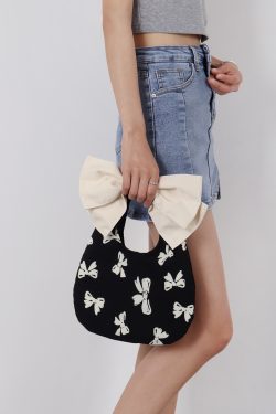 Summer Cute Bowknot Clutch Bag for Women - Soft Trendy Crossbody Bag with Original Niche Design