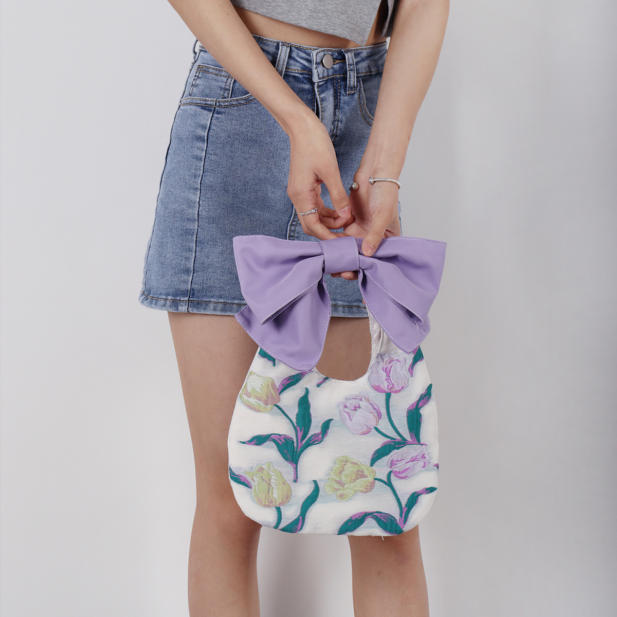 Summer Cute Bowknot Clutch Bag for Women - Soft Trendy Crossbody Bag with Original Niche Design Summer Cute Bowknot Clutch Bag for Women - Soft Trendy Crossbody Bag with Original Niche Design