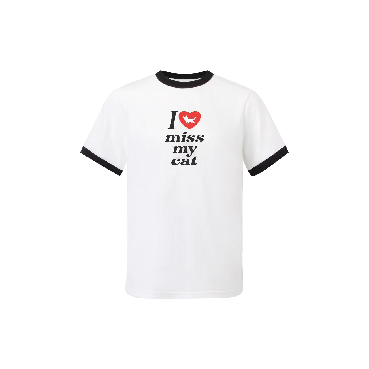 Summer Dog Cat Print Short Sleeve T-Shirt - Comfortable Pure Cotton, Trendy 25SS Niche Design, Perfect for Casual Wear Summer Dog Cat Print Short Sleeve T-Shirt - Comfortable Pure Cotton, Trendy 25SS Niche Design, Perfect for Casual Wear