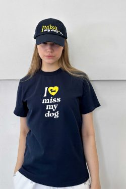 Summer Dog Cat Print Short Sleeve T-Shirt - Comfortable Pure Cotton, Trendy 25SS Niche Design, Perfect for Casual Wear