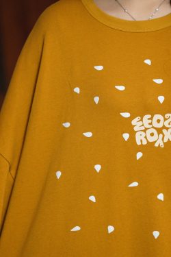 Summer Fun Hamburger Printed Big T-Shirt for Women – Comfortable Loose Home Wear for Daily Commute and Air Conditioning Style