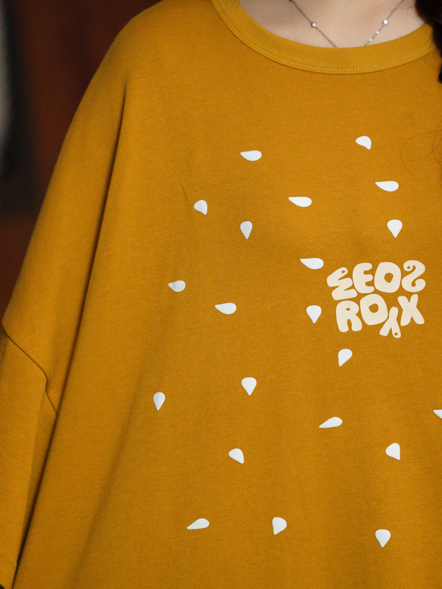 Summer Fun Hamburger Printed Big T-Shirt for Women – Comfortable Loose Home Wear for Daily Commute and Air Conditioning Style Summer Fun Hamburger Printed Big T-Shirt for Women – Comfortable Loose Home Wear for Daily Commute and Air Conditioning Style