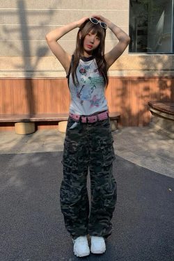 Summer Hooded Sleeveless Vest for Women, Creative Printed Slim Fit T-Shirt, Trendy Cool Style for Girls