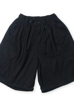 Summer Loose Fit Large Size Men's Cargo Shorts with Drawstring - Trendy Japanese Style Fashion for Casual Wear