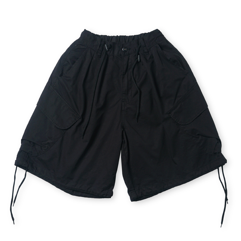 Summer Loose Fit Large Size Men's Cargo Shorts with Drawstring - Trendy Japanese Style Fashion for Casual Wear Summer Loose Fit Large Size Men's Cargo Shorts with Drawstring - Trendy Japanese Style Fashion for Casual Wear