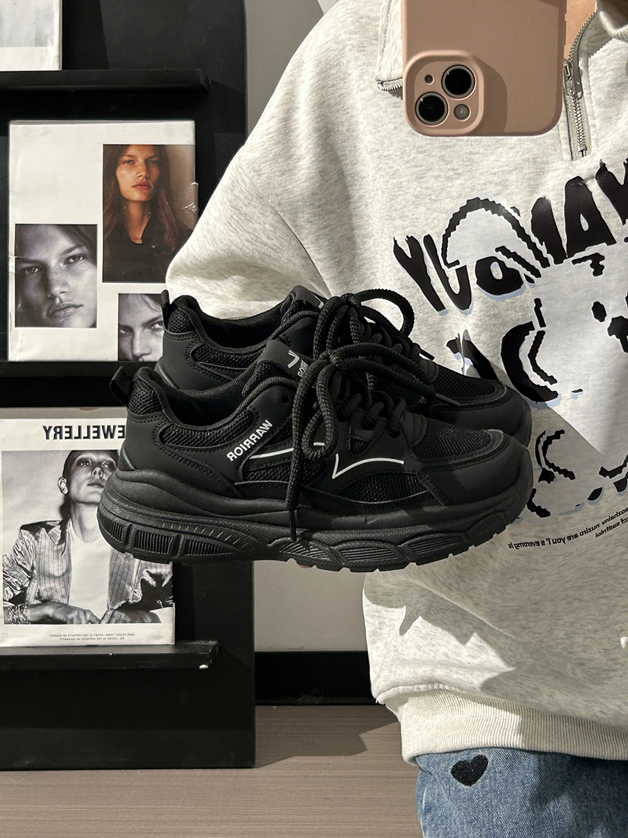 Summer Mesh Breathable Casual Old Daddy Shoes for Women - Lightweight White Sneakers for 2025 Y2K Style Summer Mesh Breathable Casual Old Daddy Shoes for Women - Lightweight White Sneakers for 2025 Y2K Style