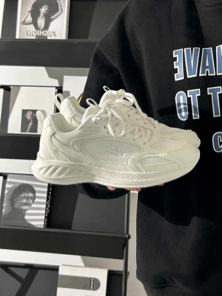 Summer Mesh Breathable Casual Old Daddy Shoes for Women - Lightweight White Sneakers for 2025 Y2K Style Summer Mesh Breathable Casual Old Daddy Shoes for Women - Lightweight White Sneakers for 2025 Y2K Style