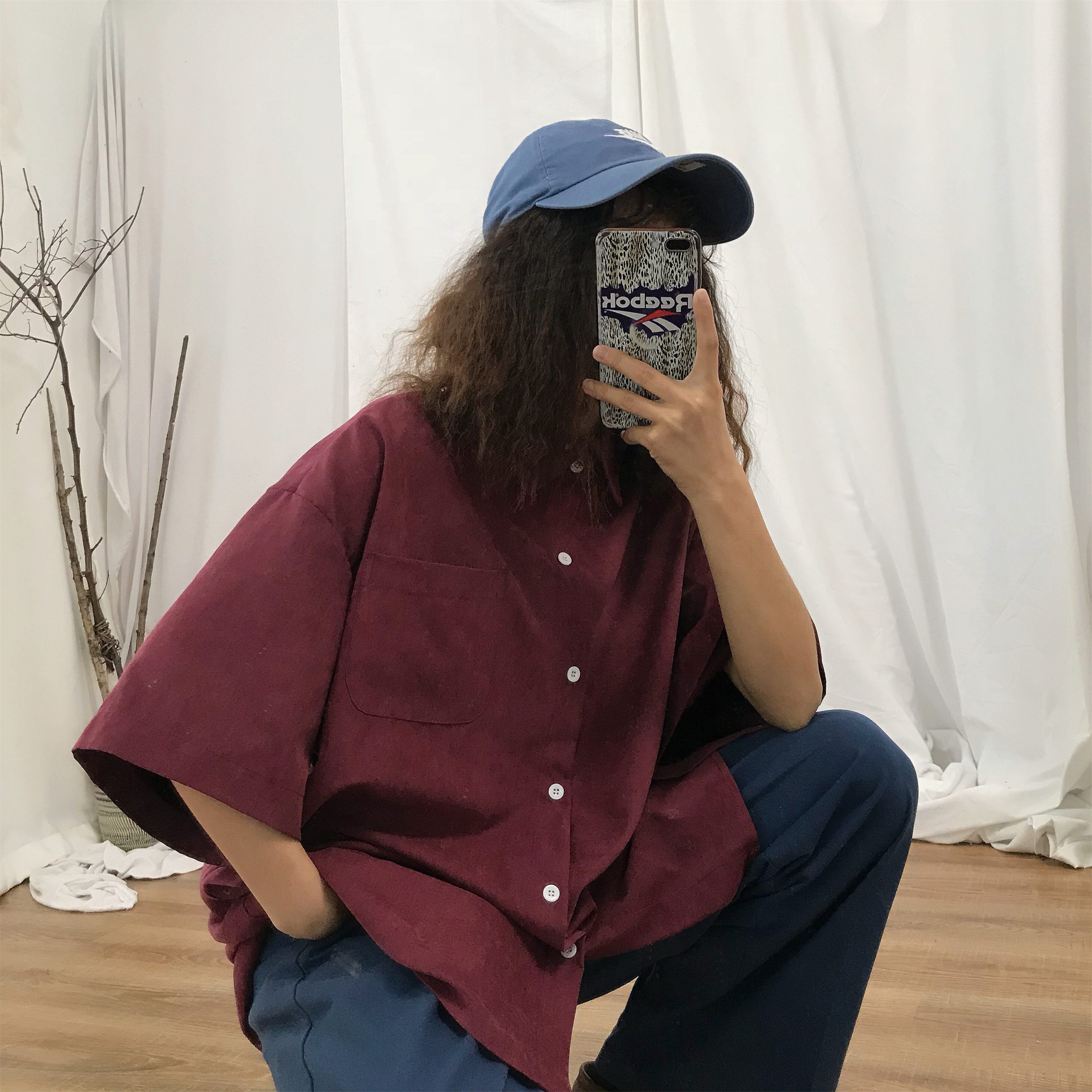 Summer Retro Short Sleeve Shirt in 8 Colors - Casual Hong Kong Style Couples Top, Versatile Korean Fashion Summer Retro Short Sleeve Shirt in 8 Colors - Casual Hong Kong Style Couples Top, Versatile Korean Fashion