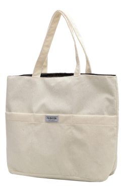 Summer Single-Shoulder Canvas Tote Bag for Women - Large Capacity High-End Commuting Bag, Trendy College Style 2025