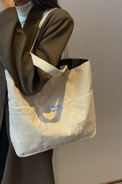 Summer Single-Shoulder Canvas Tote Bag for Women - Large Capacity High-End Commuting Bag, Trendy College Style 2025