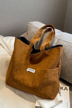 Summer Single-Shoulder Canvas Tote Bag for Women - Large Capacity High-End Commuting Bag, Trendy College Style 2025