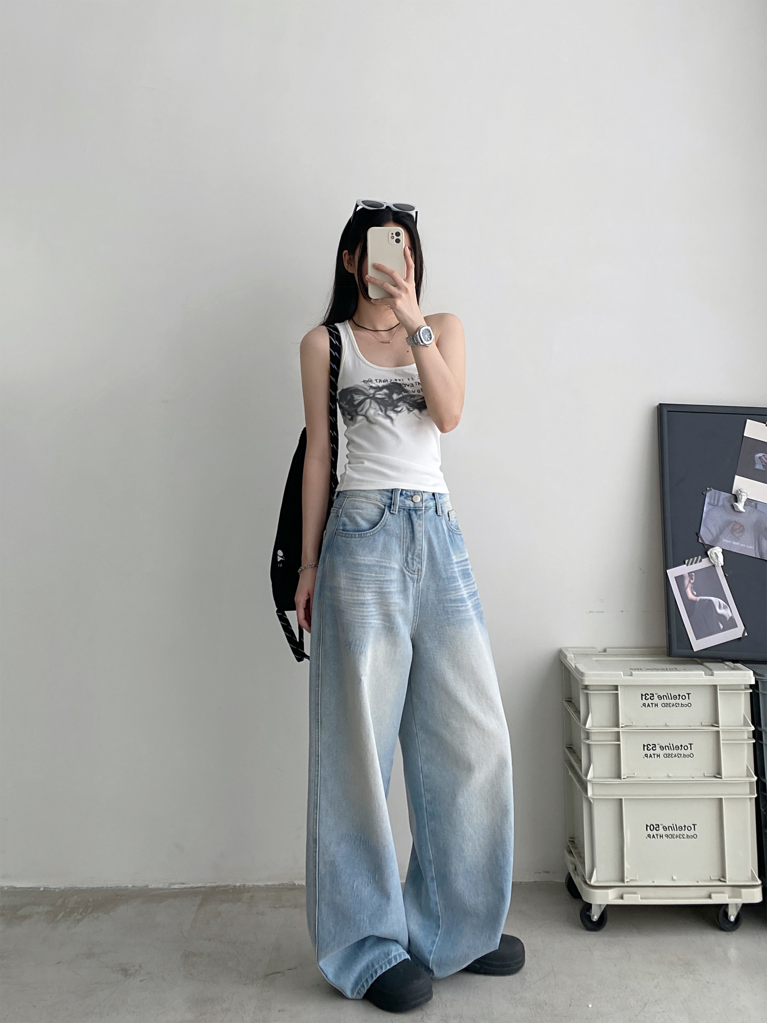 Summer Sleeveless Tank Top for Women - Blurred Sun Grapefruit Smoke Print, 2025 Trendy Inner Wear, Perfect for Layering Summer Sleeveless Tank Top for Women - Blurred Sun Grapefruit Smoke Print, 2025 Trendy Inner Wear, Perfect for Layering