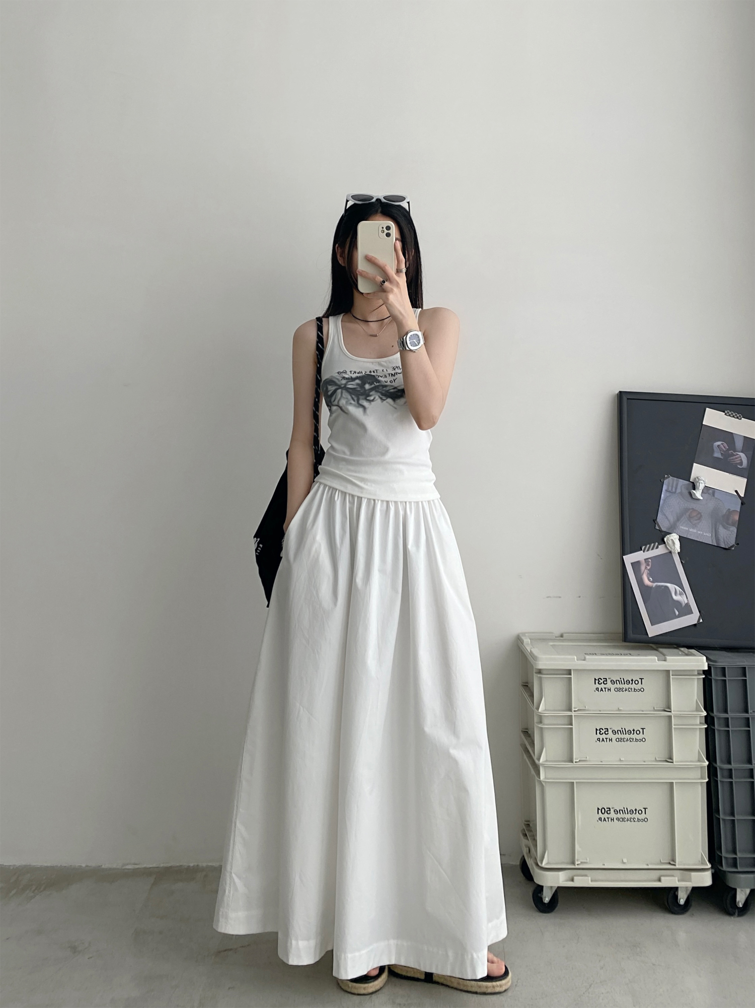 Summer Sleeveless Tank Top for Women - Blurred Sun Grapefruit Smoke Print, 2025 Trendy Inner Wear, Perfect for Layering Summer Sleeveless Tank Top for Women - Blurred Sun Grapefruit Smoke Print, 2025 Trendy Inner Wear, Perfect for Layering