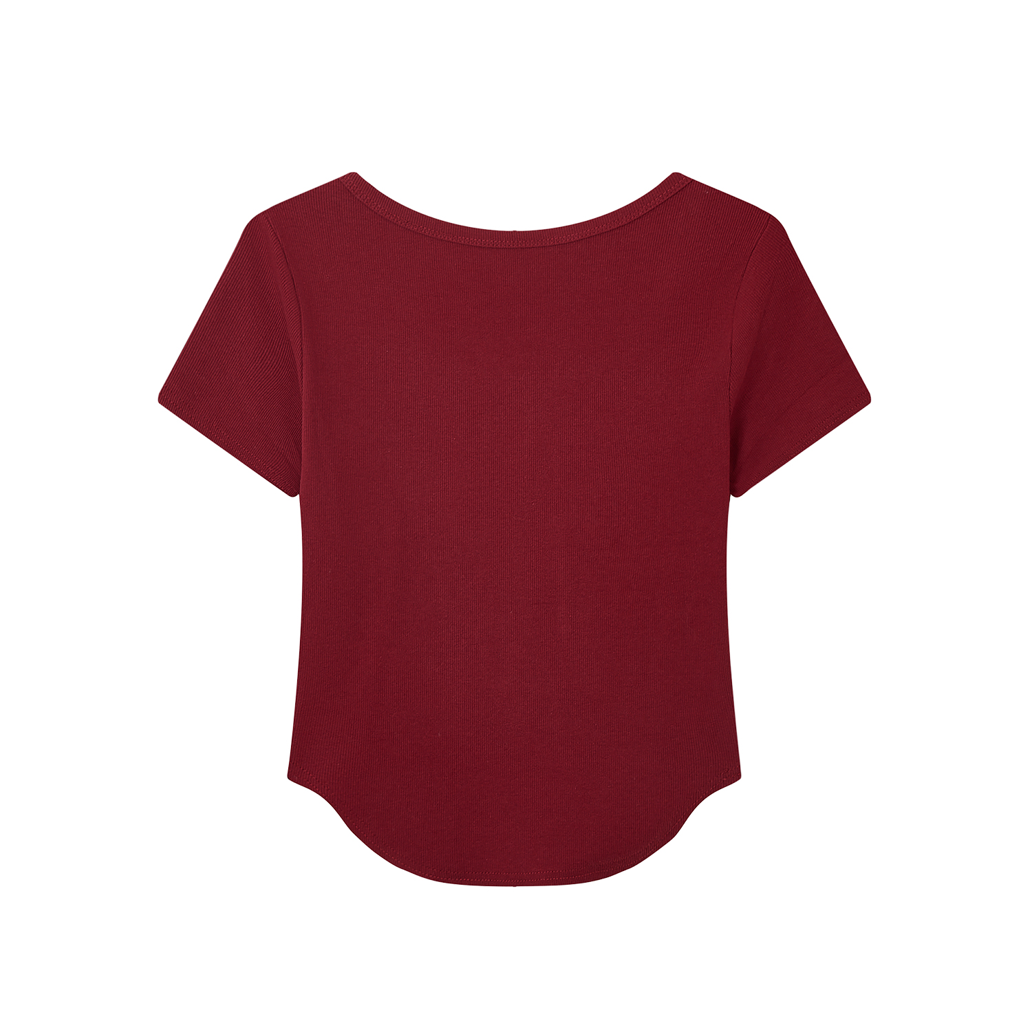 Summer Slim Fit Red Short-Sleeved T-Shirt for Women, Stylish Elegant Shoulder Top, Casual Everyday Wear Summer Slim Fit Red Short-Sleeved T-Shirt for Women, Stylish Elegant Shoulder Top, Casual Everyday Wear