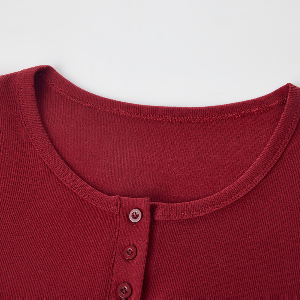 Summer Slim Fit Red Short-Sleeved T-Shirt for Women, Stylish Elegant Shoulder Top, Casual Everyday Wear Summer Slim Fit Red Short-Sleeved T-Shirt for Women, Stylish Elegant Shoulder Top, Casual Everyday Wear