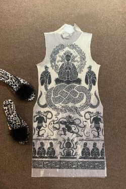 Summer Snake Print High-Elastic Mesh Vest - Trendy Single-Layer Top for a 90s-Inspired Look