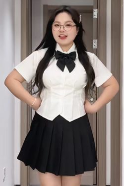 Summer Two-Piece Set for Women - Flattering Pleated Skirt &遮肉 Shirt, Age-Reducing College Style JK Uniform, Perfect for Curvy Figures