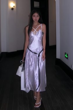 Summer Vintage Nylon Strapless Dress for Women - High-End French Style, Elegant and Chic for a Perfect Summer Look