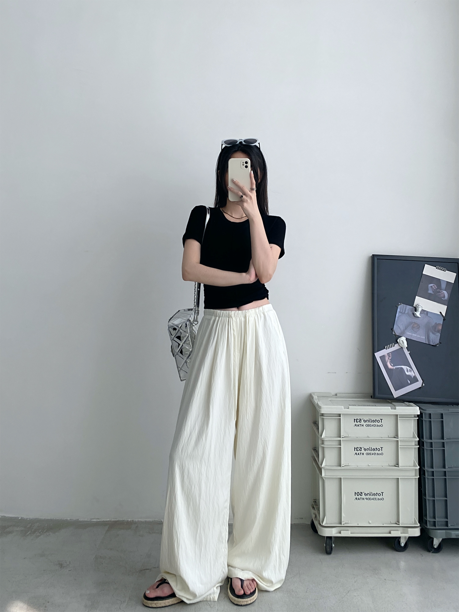 Summer Wide-Leg Sunscreen Pants for Women - Casual Thin Floor-Length Trousers for Work - Sun Yuzu Cool Style Summer Wide-Leg Sunscreen Pants for Women - Casual Thin Floor-Length Trousers for Work - Sun Yuzu Cool Style