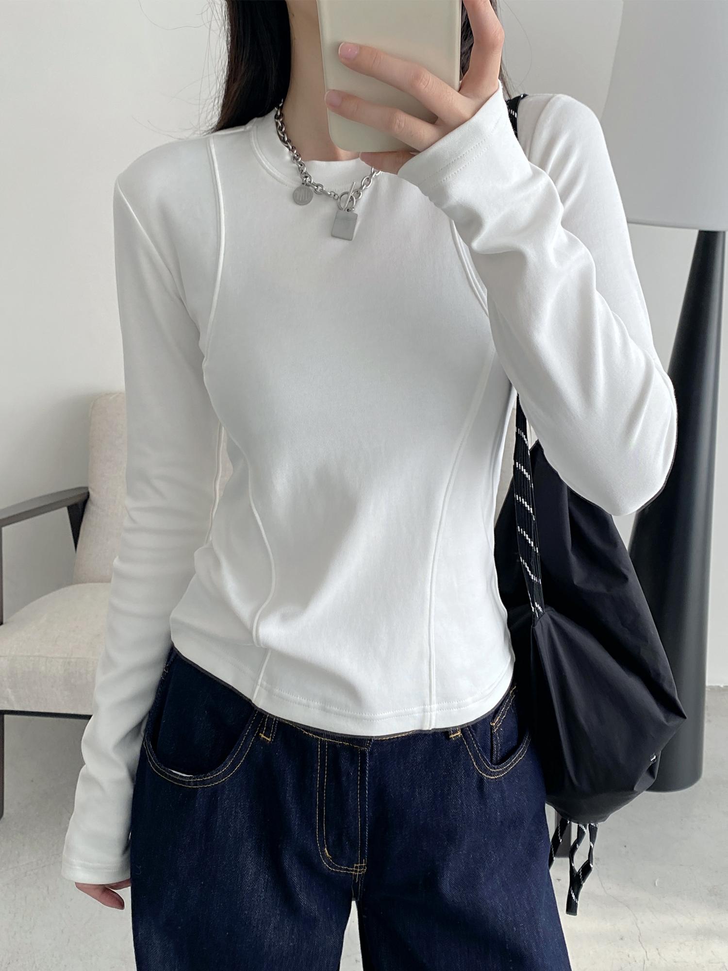 Sun Grapefruit Short-Sleeve T-Shirt for Women - Round Neck Slim-Fit Summer Top, Trendy Niche Shoulder Style Sun Grapefruit Short-Sleeve T-Shirt for Women - Round Neck Slim-Fit Summer Top, Trendy Niche Shoulder Style