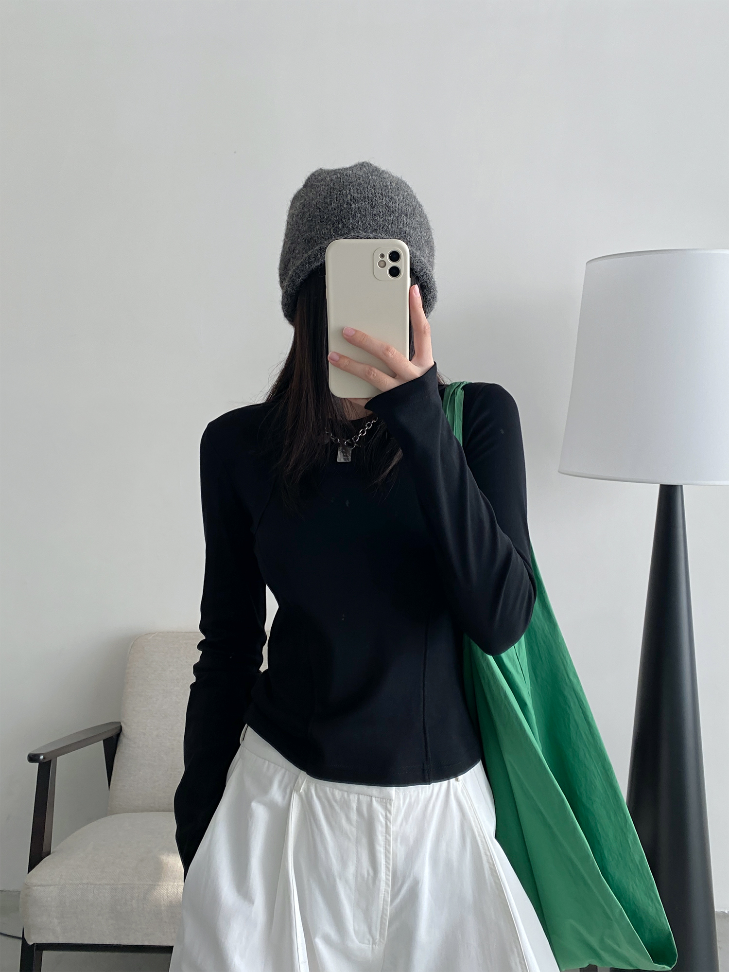 Sun Grapefruit Short-Sleeve T-Shirt for Women - Round Neck Slim-Fit Summer Top, Trendy Niche Shoulder Style Sun Grapefruit Short-Sleeve T-Shirt for Women - Round Neck Slim-Fit Summer Top, Trendy Niche Shoulder Style