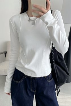 Sun Grapefruit Short-Sleeve T-Shirt for Women - Round Neck Slim-Fit Summer Top, Trendy Niche Shoulder Style