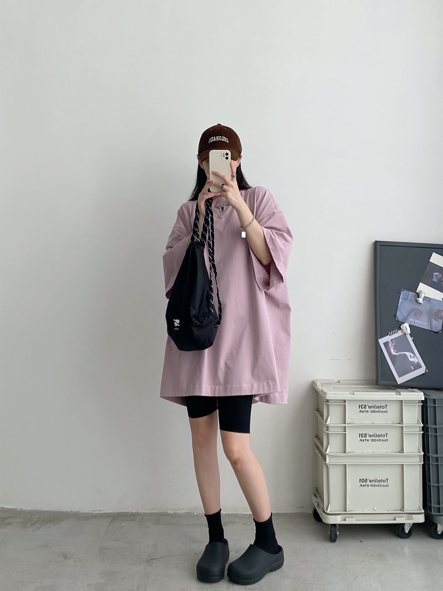 Sun Grapefruit Wide-Neck Short-Sleeve T-Shirt for Women - Unique Big Sleeve, Loose Heavyweight Cotton, Summer Style Sun Grapefruit Wide-Neck Short-Sleeve T-Shirt for Women - Unique Big Sleeve, Loose Heavyweight Cotton, Summer Style