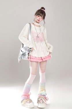 Sweet Girl Butterfly Embroidery Long Sleeve T-Shirt Sun Protection Cover-Up for Women - Spring Summer Loose Top for Lazy Style