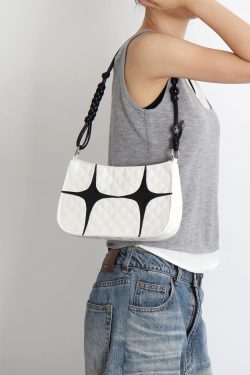 Sweet Retro Star Underarm Bag - Original Design, Stylish and Cool, Perfect for Y2K and Vintage Fashion Lovers